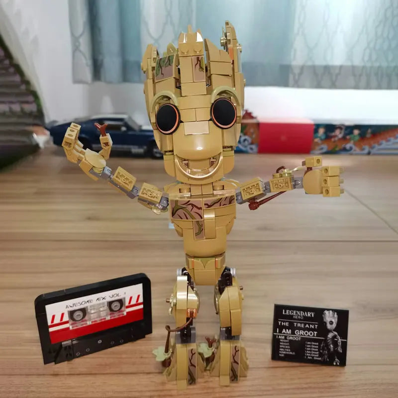MOC Building Block Set: Super Heroes MOC 2014 Marvel Movie I am Groot