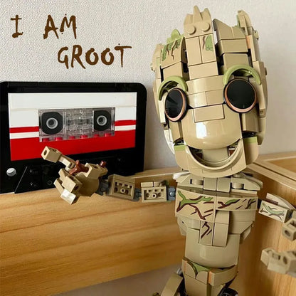 MOC Building Block Set: Super Heroes MOC 2014 Marvel Movie I am Groot