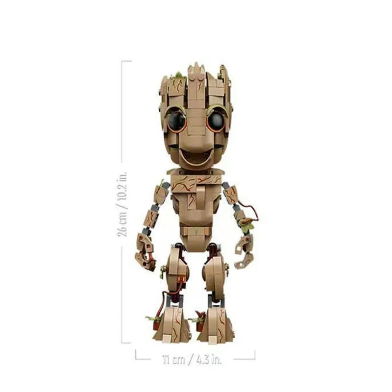 MOC Building Block Set: Super Heroes MOC 2014 Marvel Movie I am Groot