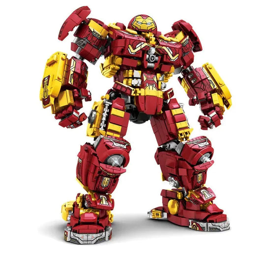 MOC Building Block Set: Super Heroes Marvel Iron Hero Warrior Robot, Model 76079
