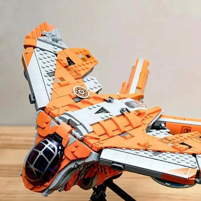 MOC Building Block Set: Super Heroes Avengers Marvel Guardians Ship, Model 99920