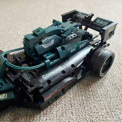 MOC Motorized Building Block Set: Concept F1 Formula Racing Car C014