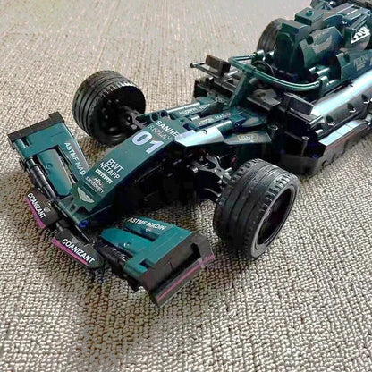 MOC Motorized Building Block Set: Concept F1 Formula Racing Car C014
