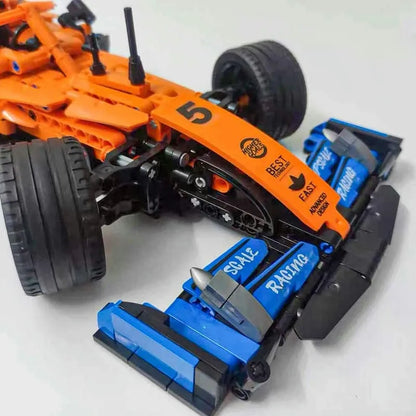 MOC Motorized Building Block Set: Concept F1 Formula Racing Car C016