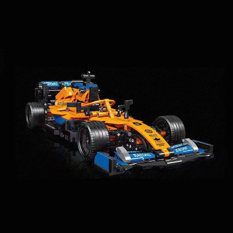MOC Motorized Building Block Set: Concept F1 Formula Racing Car C016