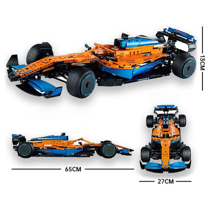 MOC Motorized Building Block Set: Concept F1 Formula Racing Car C016