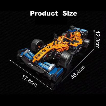 MOC Motorized Building Block Set: Concept F1 Formula Racing Car C016