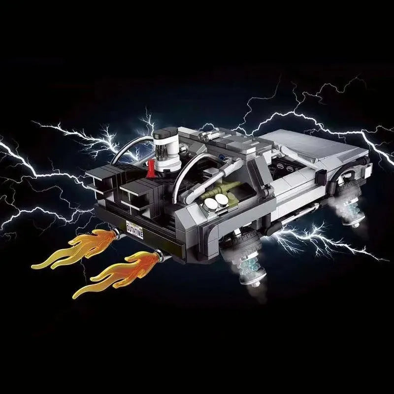 MOC Building Block Set: Back to the Future Suspended Concept Car, Model 19011