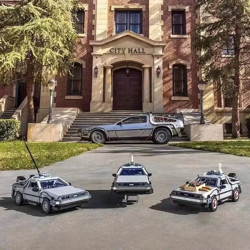 MOC Building Block Set: Experts DeLorean DMC-12 Back To The Future Car, Model 99998