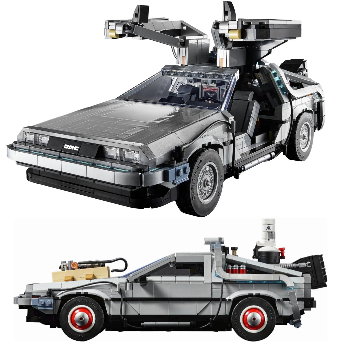 MOC Building Block Set: Experts DeLorean DMC-12 Back To The Future Car, Model 99998