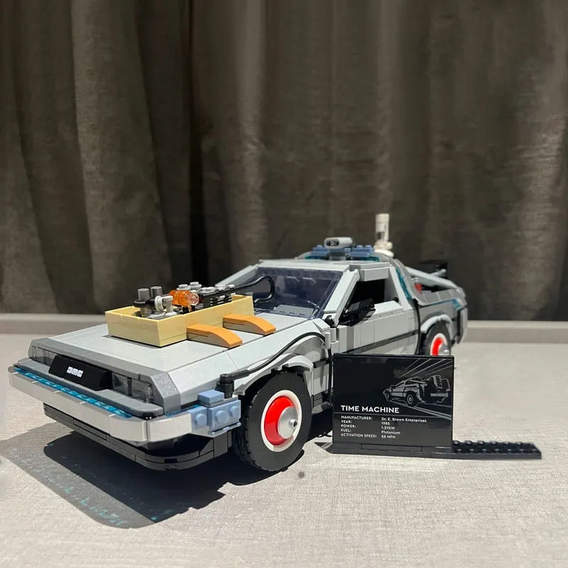 MOC Building Block Set: Experts DeLorean DMC-12 Back To The Future Car, Model 99998