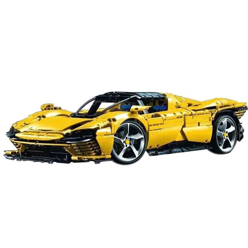 MOC Building Block Set: Ferrari Daytona SP3 43143 Hyper Racing Car