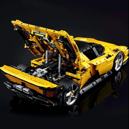 MOC Building Block Set: Ferrari Daytona SP3 43143 Hyper Racing Car