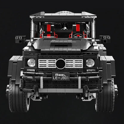 MOC Motorized Building Block Set: J901 Off-Road LAND CRUISER AMG SUV, Model J-901