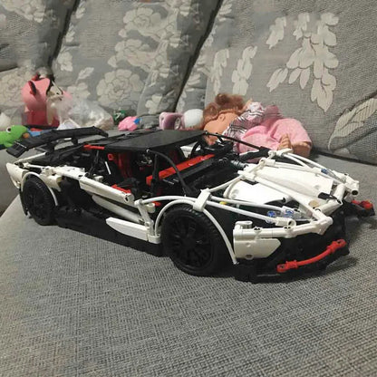 MOC Building Block Set: Lambo Aventador LP 720 Sports Car 93004