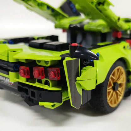 MOC Building Block Set: Lambo FKP37 Bull Racing Car DB0088