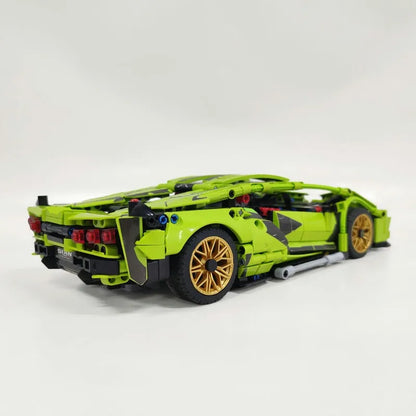 MOC Building Block Set: Lambo FKP37 Bull Racing Car DB0088