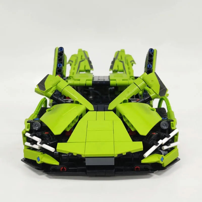 MOC Building Block Set: Lambo FKP37 Bull Racing Car DB0088