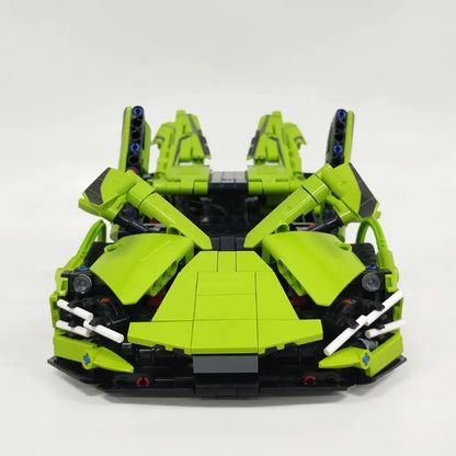 MOC Building Block Set: Lambo FKP37 Bull Racing Car DB0088