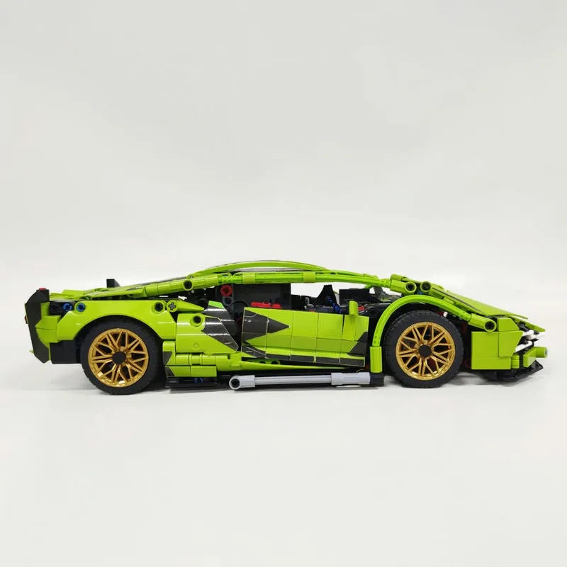 MOC Building Block Set: Lambo FKP37 Bull Racing Car DB0088