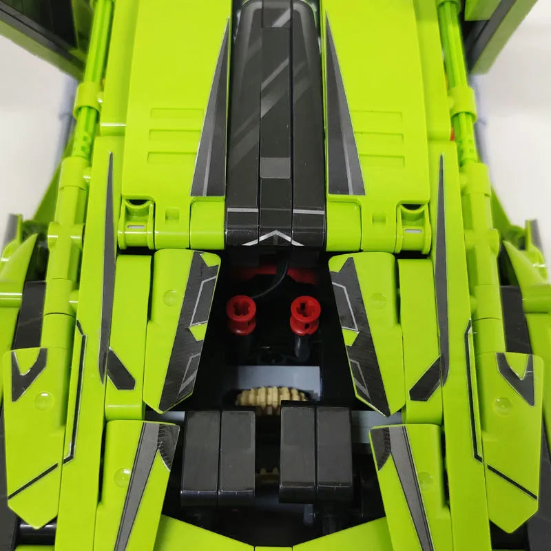 MOC Building Block Set: Lambo FKP37 Bull Racing Car DB0088