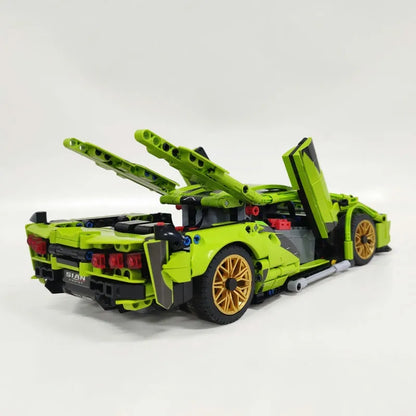 MOC Building Block Set: Lambo FKP37 Bull Racing Car DB0088