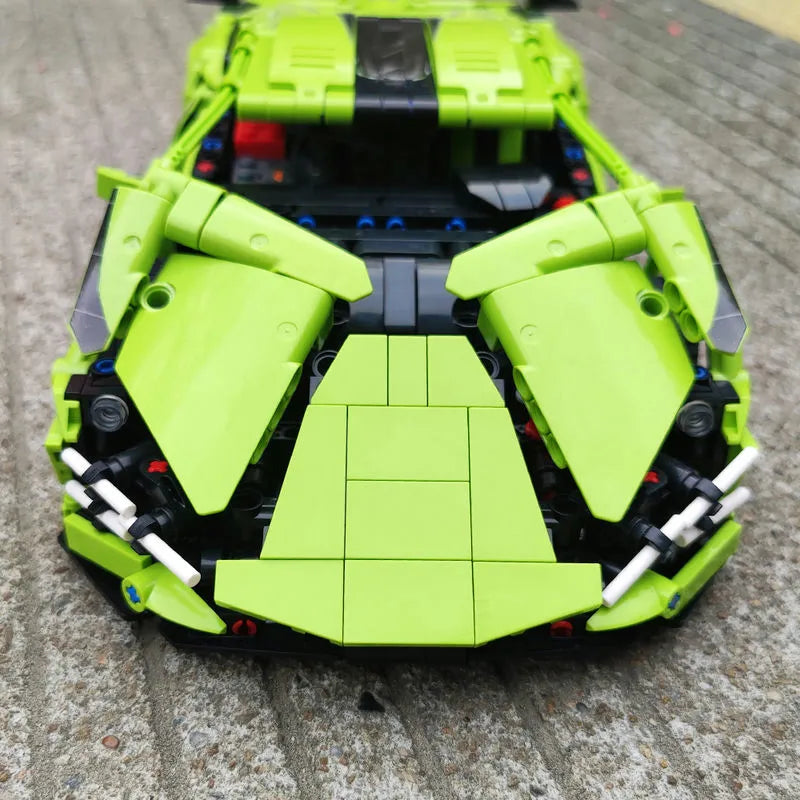 MOC Building Block Set: Lambo FKP37 Bull Racing Car DB0088