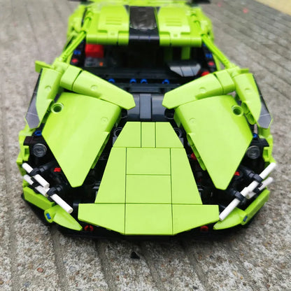 MOC Building Block Set: Lambo FKP37 Bull Racing Car DB0088