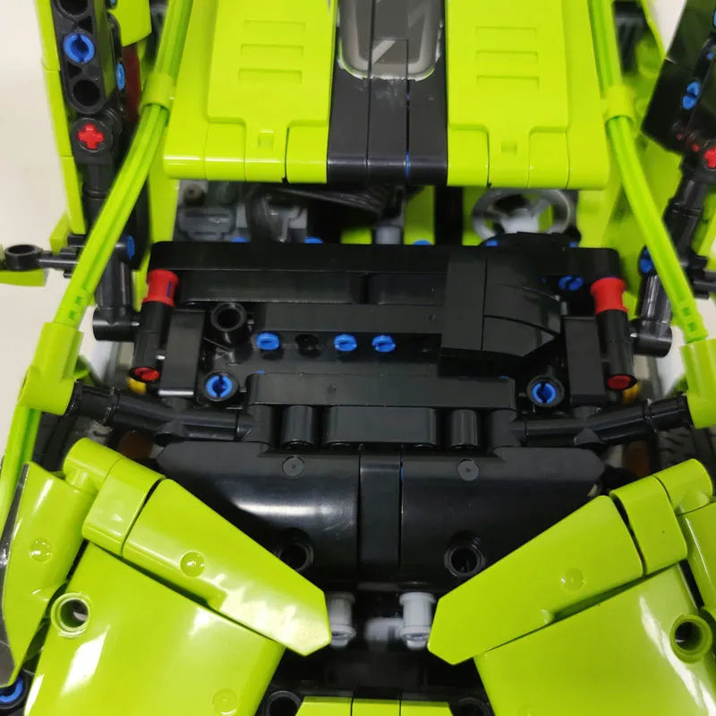 MOC Building Block Set: Lambo FKP37 Bull Racing Car DB0088