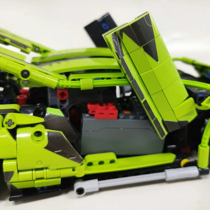MOC Building Block Set: Lambo FKP37 Bull Racing Car DB0088
