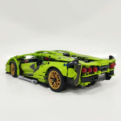 MOC Building Block Set: Lambo FKP37 Bull Racing Car DB0088