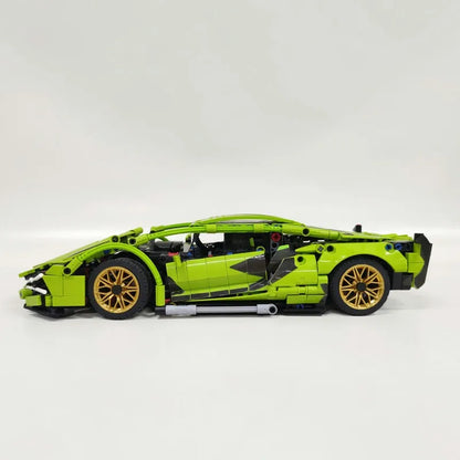MOC Building Block Set: Lambo FKP37 Bull Racing Car DB0088