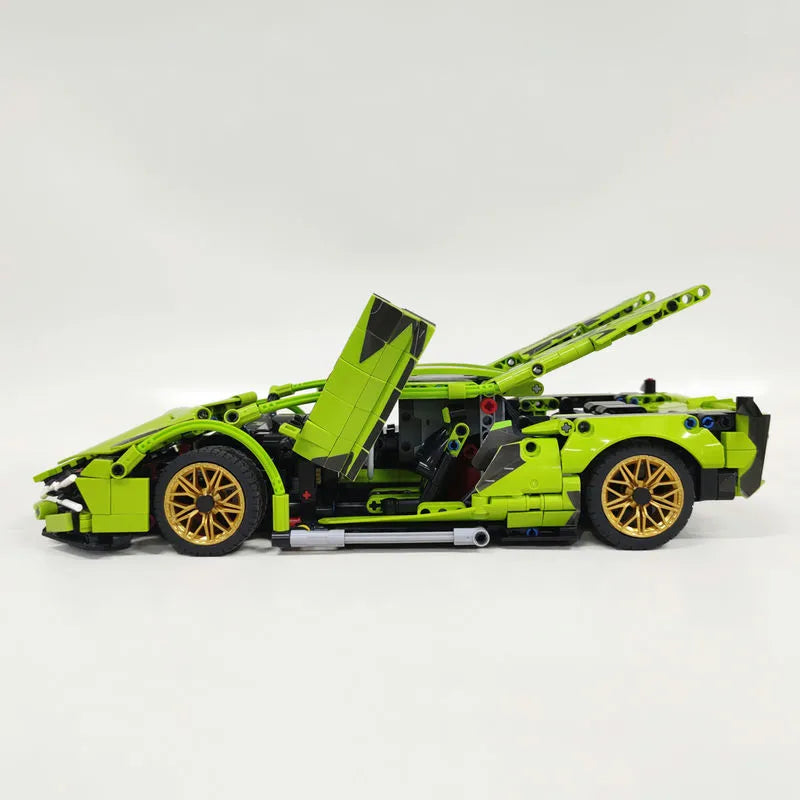 MOC Building Block Set: Lambo FKP37 Bull Racing Car DB0088