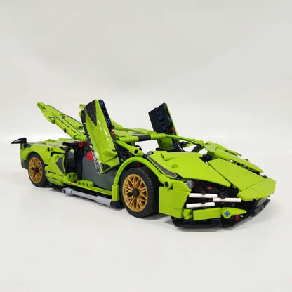 MOC Building Block Set: Lambo FKP37 Bull Racing Car DB0088