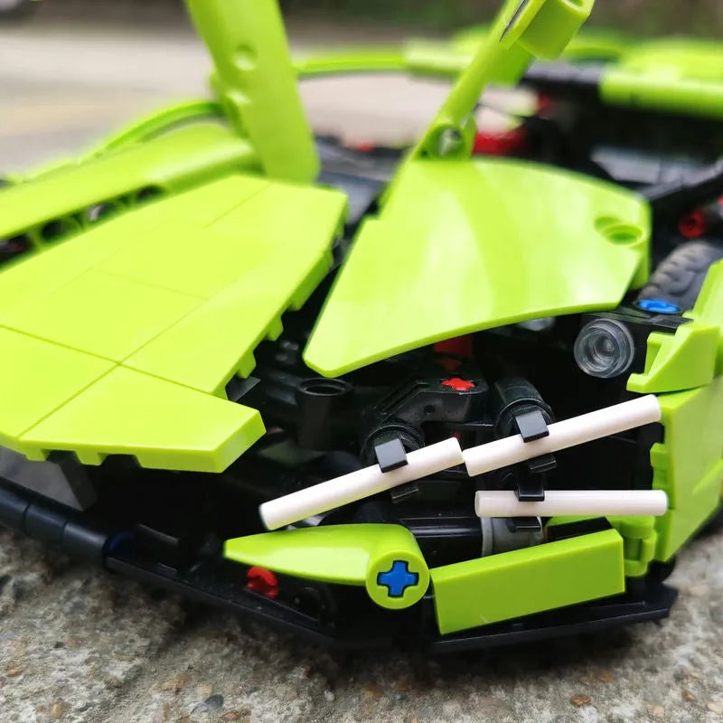 MOC Building Block Set: Lambo FKP37 Bull Racing Car DB0088