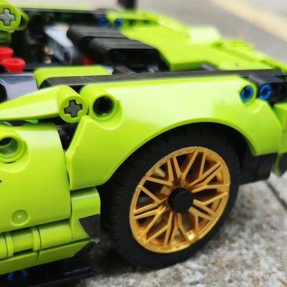 MOC Building Block Set: Lambo FKP37 Bull Racing Car DB0088