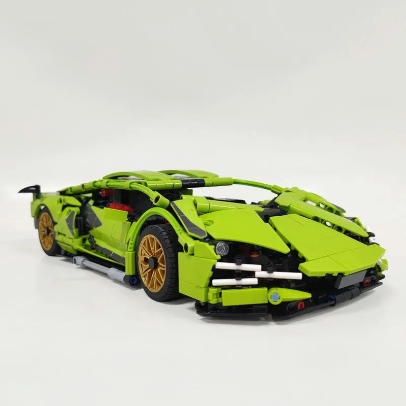 MOC Building Block Set: Lambo FKP37 Bull Racing Car DB0088