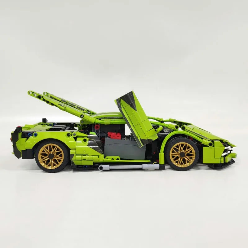 MOC Building Block Set: Lambo FKP37 Bull Racing Car DB0088