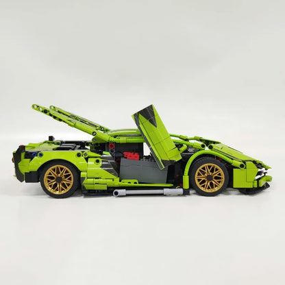 MOC Building Block Set: Lambo FKP37 Bull Racing Car DB0088