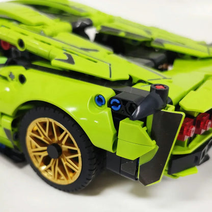 MOC Building Block Set: Lambo FKP37 Bull Racing Car DB0088