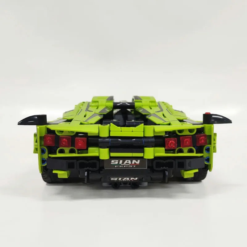 MOC Building Block Set: Lambo FKP37 Bull Racing Car DB0088