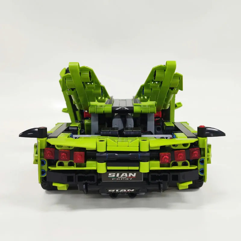 MOC Building Block Set: Lambo FKP37 Bull Racing Car DB0088