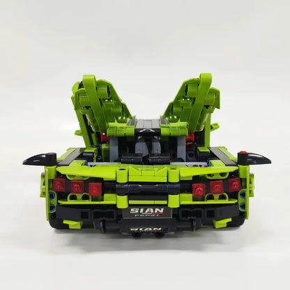 MOC Building Block Set: Lambo FKP37 Bull Racing Car DB0088