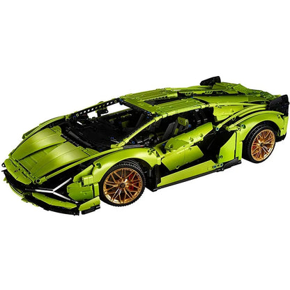 MOC Building Block Set: Lambo Sian FKP37 Racing Car 81996