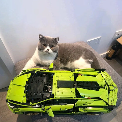 MOC Building Block Set: Lambo Sian FKP37 Racing Car 81996