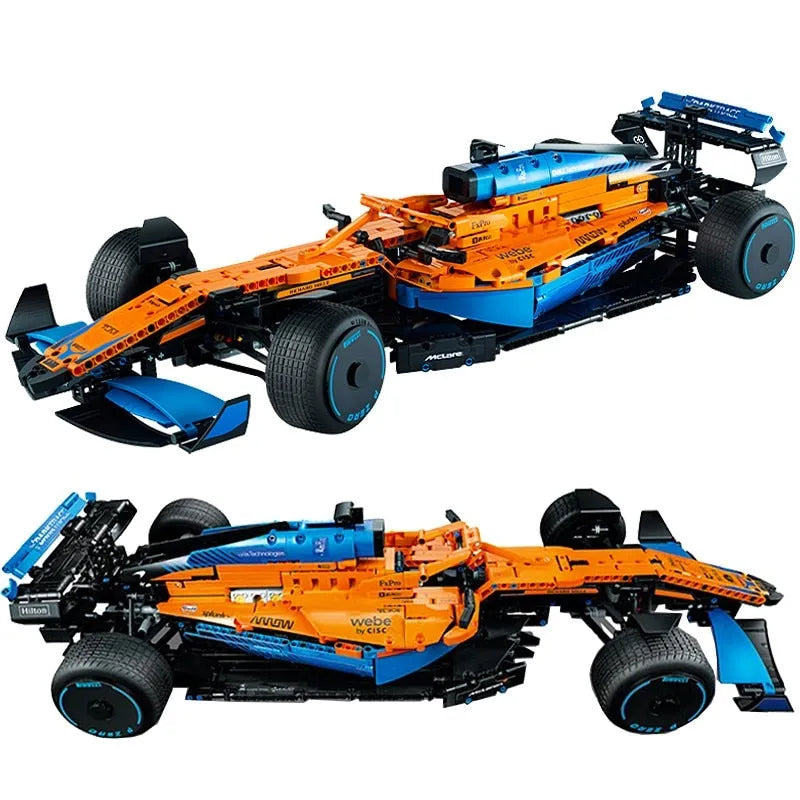 MOC Motorized Building Block Set: P9926 McLaren Formula 1 Racing Car