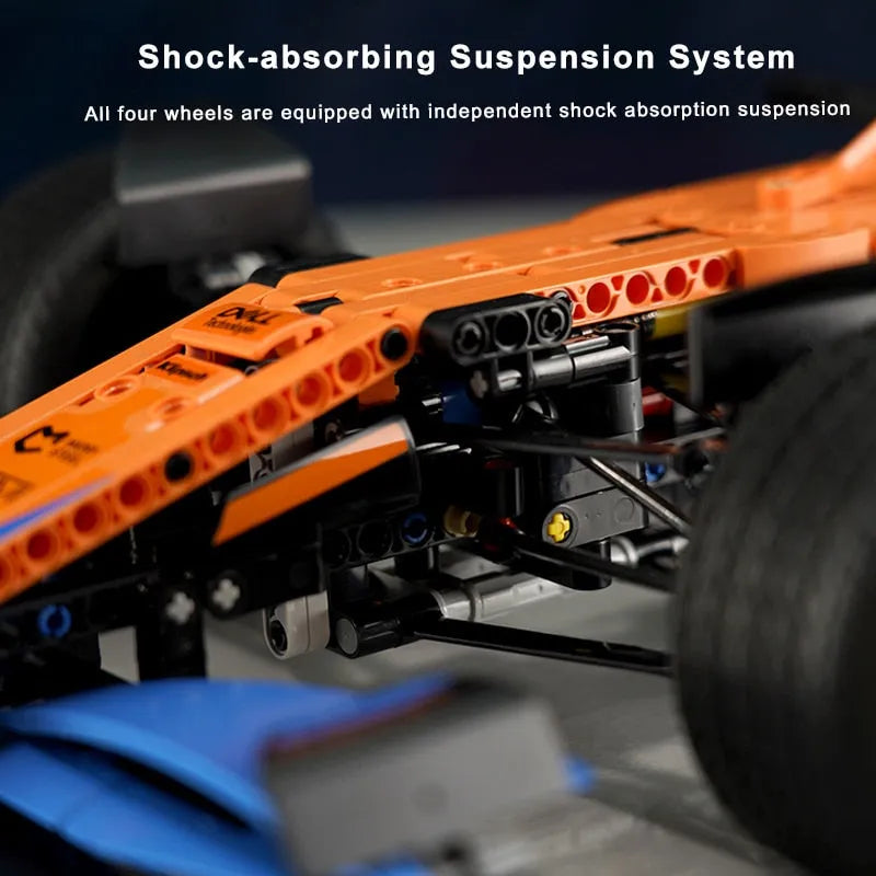 MOC Motorized Building Block Set: P9926 McLaren Formula 1 Racing Car