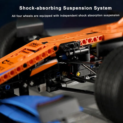 MOC Motorized Building Block Set: P9926 McLaren Formula 1 Racing Car