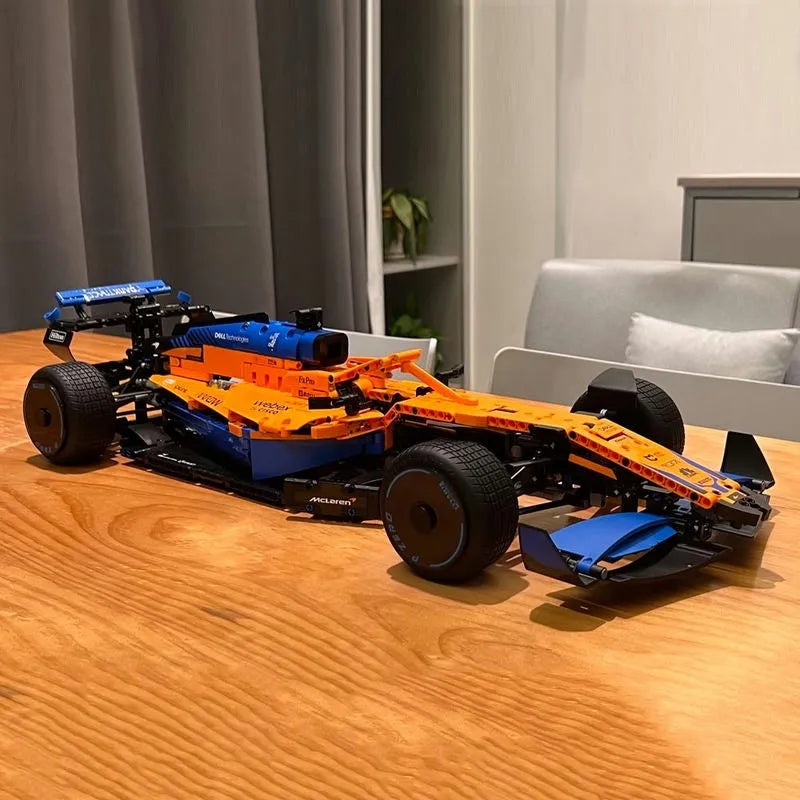 MOC Motorized Building Block Set: P9926 McLaren Formula 1 Racing Car