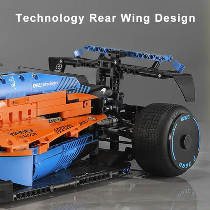 MOC Motorized Building Block Set: P9926 McLaren Formula 1 Racing Car
